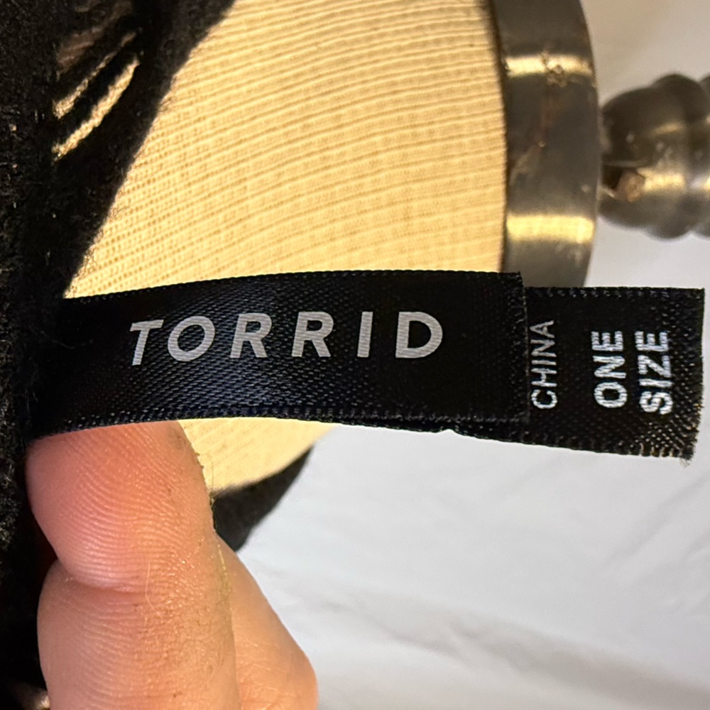 Torrid Black Knit Fringe Cardigan - Picture 4 of 5
